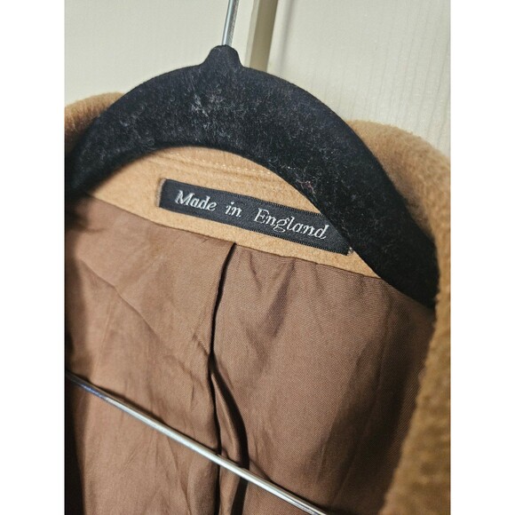 Vintage Austin Arnold of England wool cashmere camel maxi coat XL XXL 2X - Picture 5 of 12